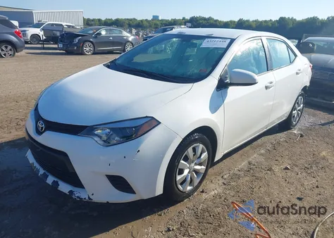 2014 Toyota Corolla Le from USA, damaged, VIN 5YFBURHE5EP163662